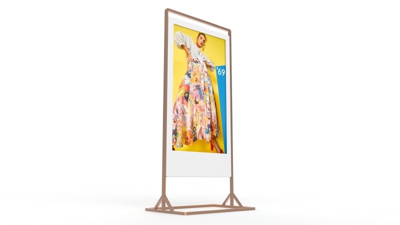 Allsee LHDS43HD7 Superslim Freestanding Double-Sided Digital Poster 43" - Image 2
